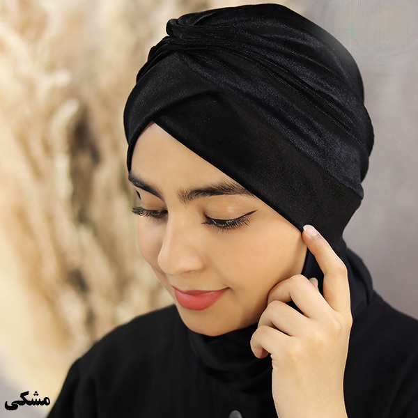 توربان مخمل مشکی